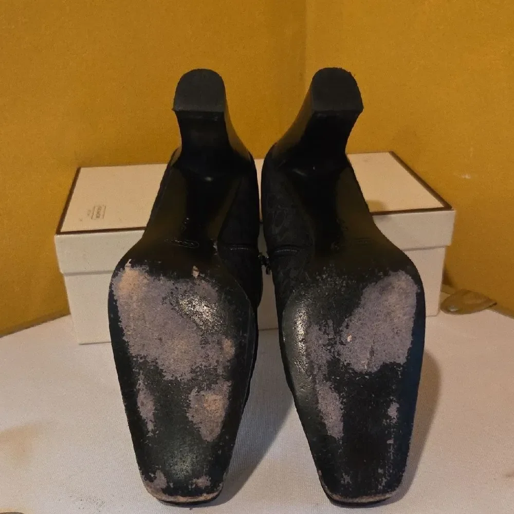 Coach Black High Heel Shoes